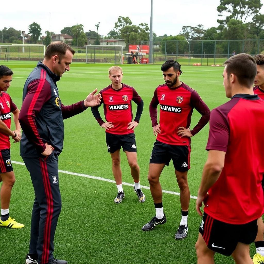 半岛体育入口官网-西悉尼流浪者教练组强化体能训练，备战关键战